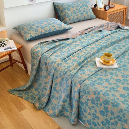  Premium Cotton Pastoral Style Flat Sheet - image 1
