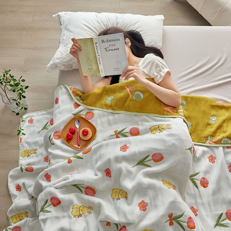 Tulip & Rabbit Lyocell Fiber Summer Quilt - Queen - image 0