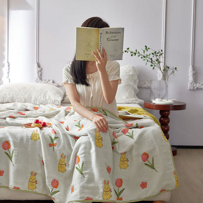 Tulip & Rabbit Lyocell Fiber Summer Quilt - image 2