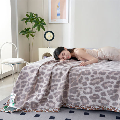 Leopard Print Lyocell Fiber Gauze Quilt - image 2