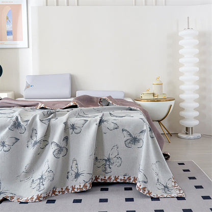 Butterfly Lyocell Gauze Summer Breathable Quilt - image 7