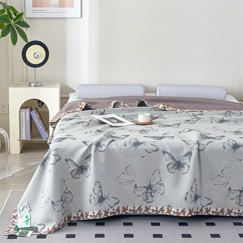 Butterfly Lyocell Gauze Summer Breathable Quilt - image 6