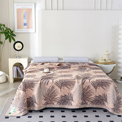 Lyocell Gauze Pastoral Leaves Soft Quilt - image 6