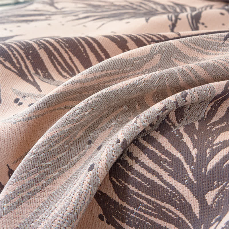 Lyocell Gauze Pastoral Leaves Soft Quilt - image 12