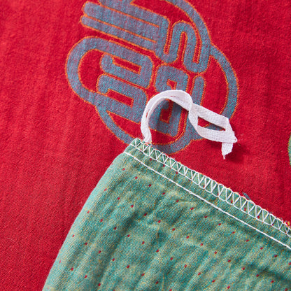 Cotton Gauze Chinese Character Bedding Set (4PCS) - image 11