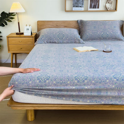 Pure Cotton Jacquard Vintage Fitted Sheet - image 13