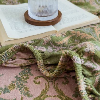 Vintage Elegant Cotton Gauze Fitted Sheet - image 11