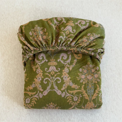 Vintage Elegant Cotton Gauze Fitted Sheet - image 9