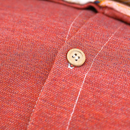 Colorful Persimmon Cotton Gauze Reversible Quilt - image 13