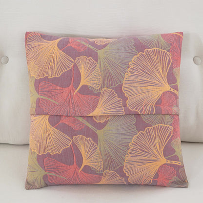 Yarn-dyed Ginkgo Leaf Cotton Gauze Pillowcases(2PCS) - image 8