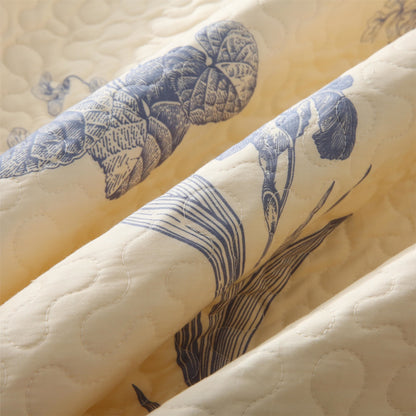 Morning Glory Quilted Cotton Bedding - image 8