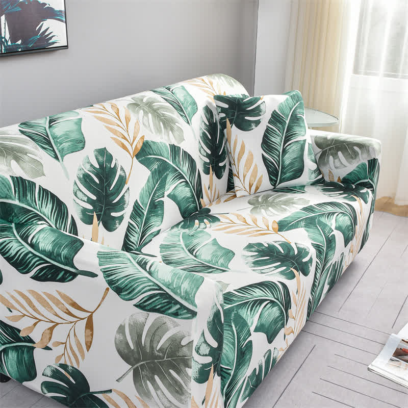 Banana Leaf Elastic Stretchable Couch Cover - image 4