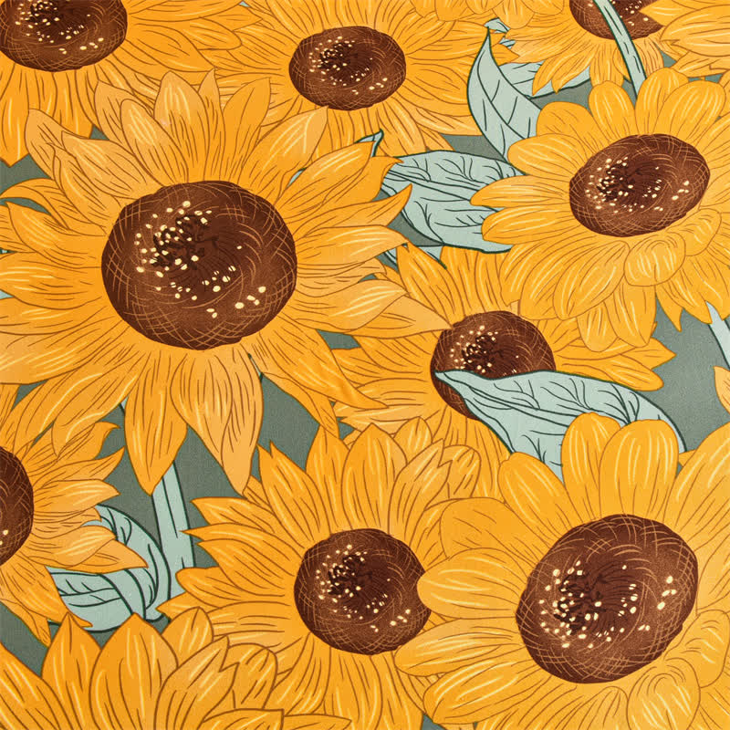 Elastic Stretchable Rural Sunflower Couch Cover - image 11