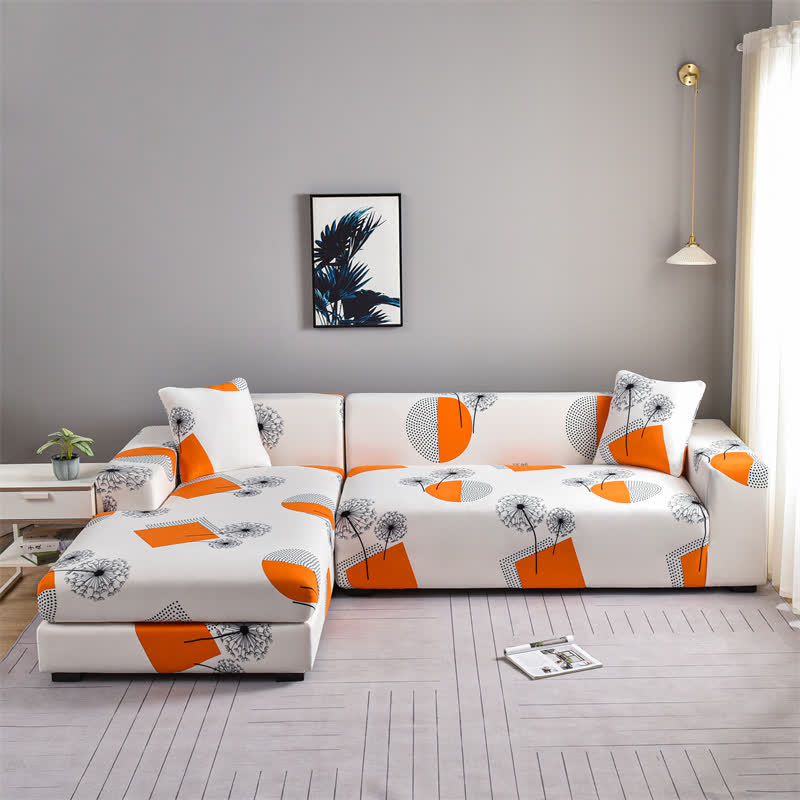 Geometry Dandelion Stretchable Sofa Slipcover - image 5