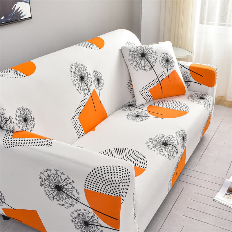 Geometry Dandelion Stretchable Sofa Slipcover - image 2