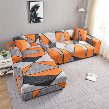 Elastic Modern Geometric Soft Sofa Cover - image 7