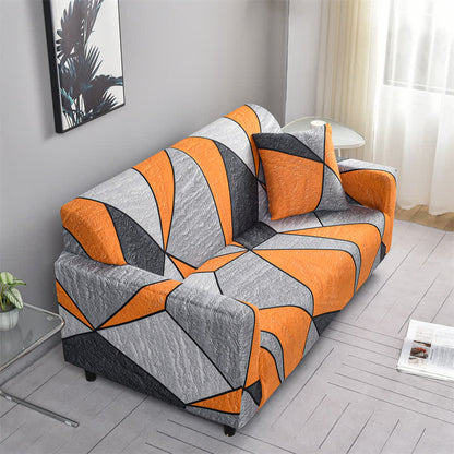Elastic Modern Geometric Soft Sofa Cover - image 3