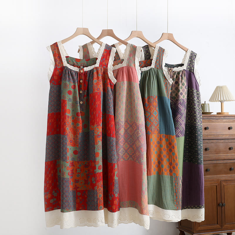 Pure Cotton Cami Padded Nightdress - image 0