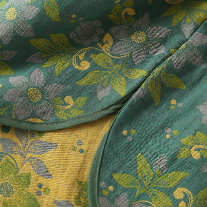 Jacquard Cotton Gauze Floral Nightgown - image 7