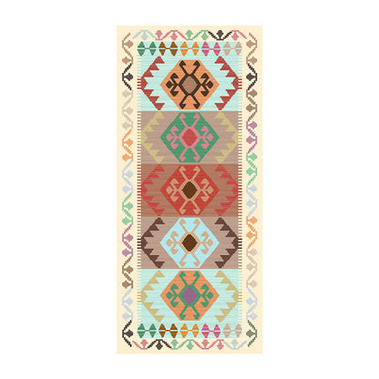 Anti-slip Afghan Kilim Bedroom Runner Rug - image 1