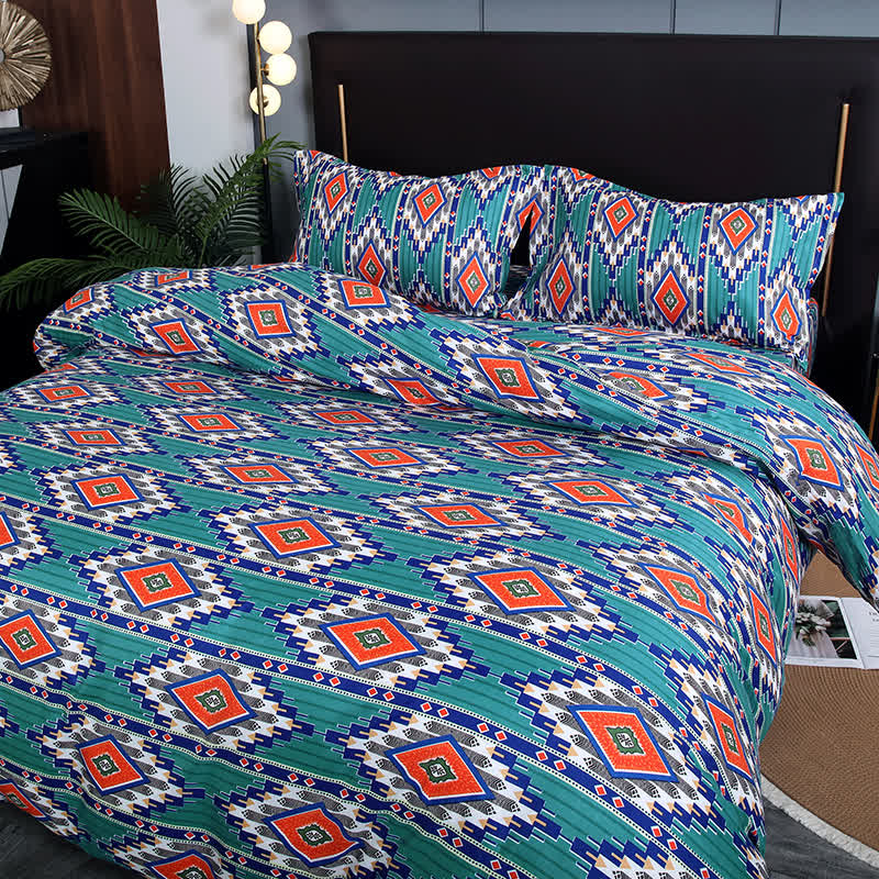 Geometric Bohemian Brushed Bedding Set(3PCS) - image 3