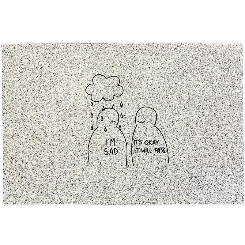 Emotional Support Anti-slip Cuttable Door Mat - G - 23" x 35" - image 6