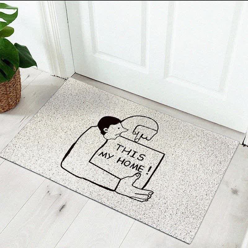 Emotional Support Anti-slip Cuttable Door Mat - C - 23" x 35" - image 2