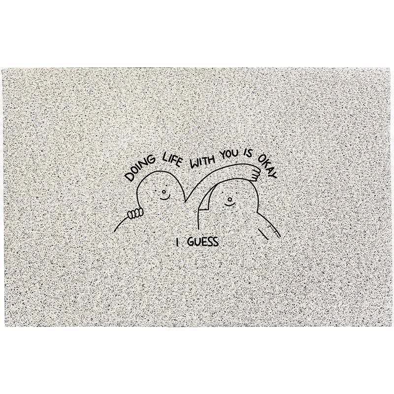 Emotional Support Anti-slip Cuttable Door Mat - E - 23" x 35" - image 4