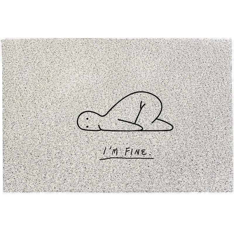 Emotional Support Anti-slip Cuttable Door Mat - F - 23" x 35" - image 5