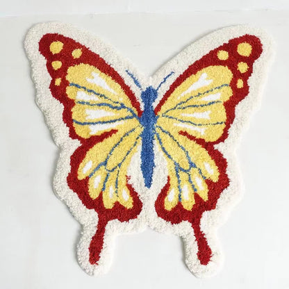 Pastoral Butterfly Soft Decorative Rug - image 1