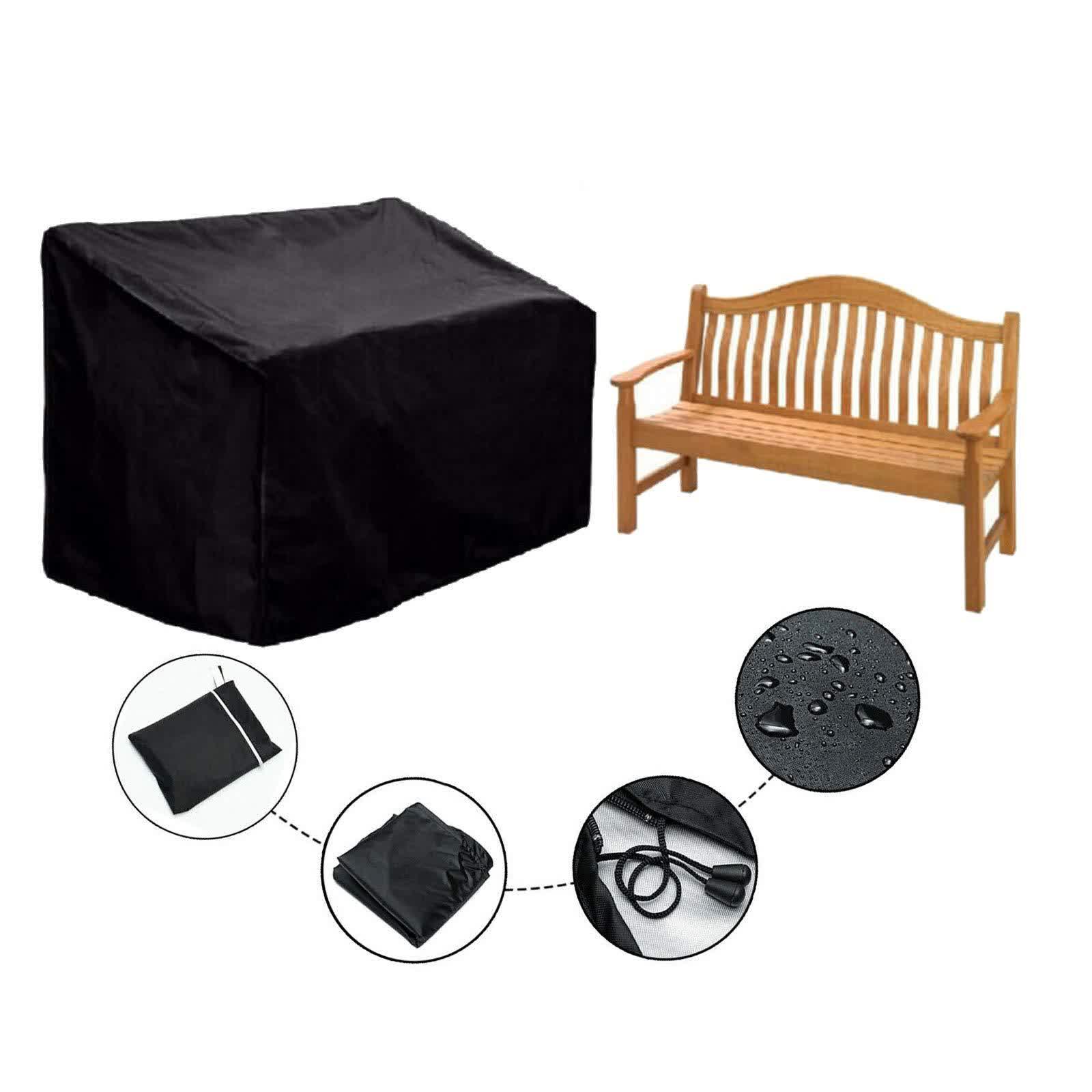 Oxford Cloth Outdoor Seating Bench Cover  - image 2