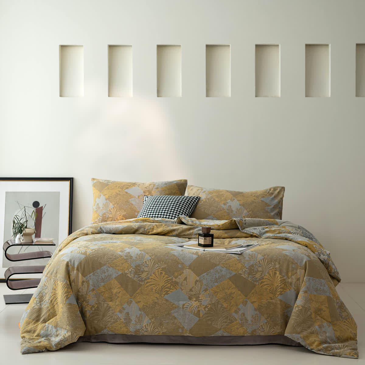 Luxurious Pastoral Cotton Gauze Bedding  - 2pcs Pillowcases - 20" x 36" - image 0