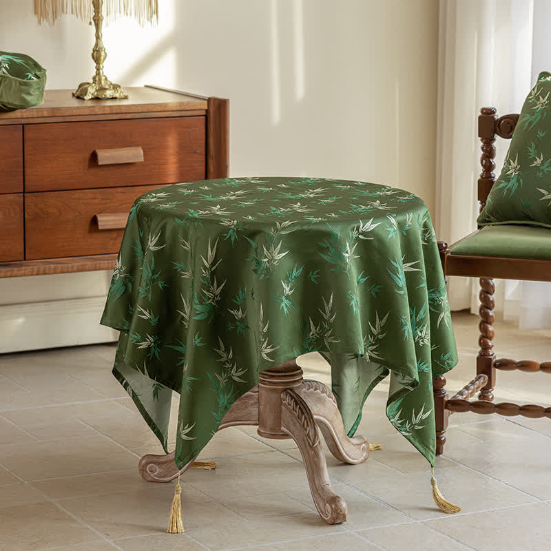 Rustic Bamboo Tassel Elegant Tablecloth - image 2