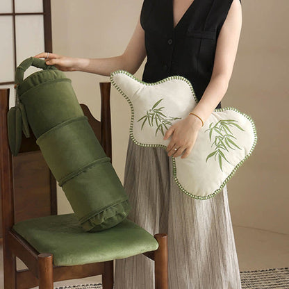Luxurious Rural Gourd Shape Lumbar Pillow - 13" x 21" - image 0
