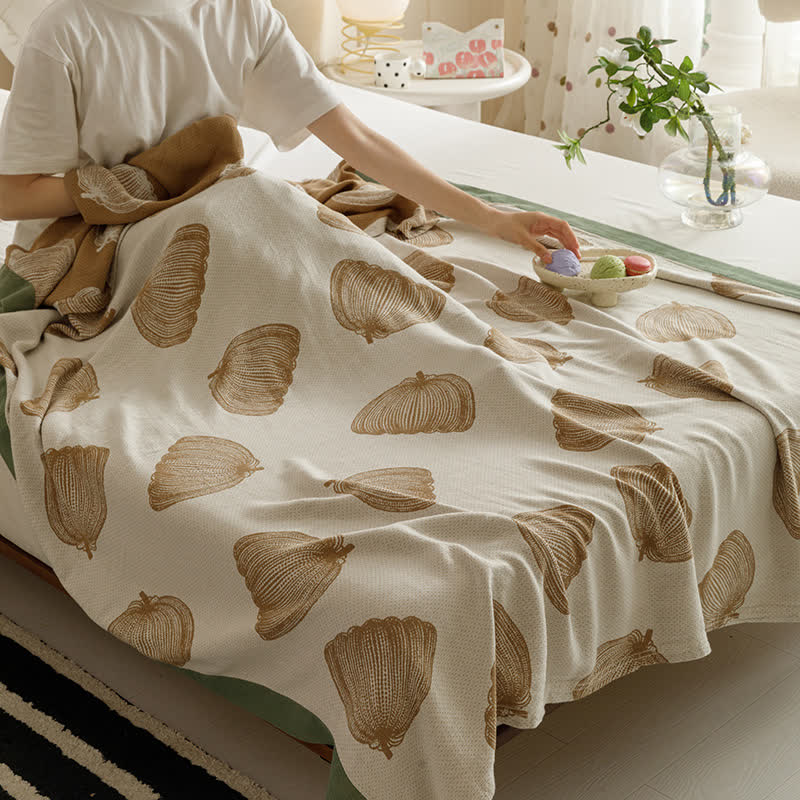 Bamboo Fiber Rural Pumpkin Breathable Quilt - image 1