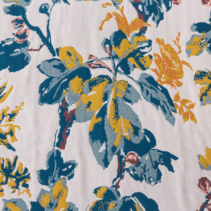 Four Layer Cotton Gauze Floral Bath Towel - image 3