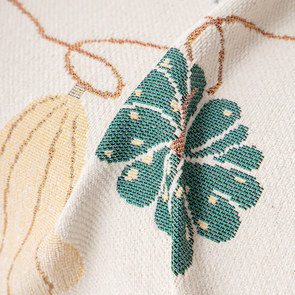 Rustic Pumpkin Chenille Anti-slip Sofa Cover - image 3