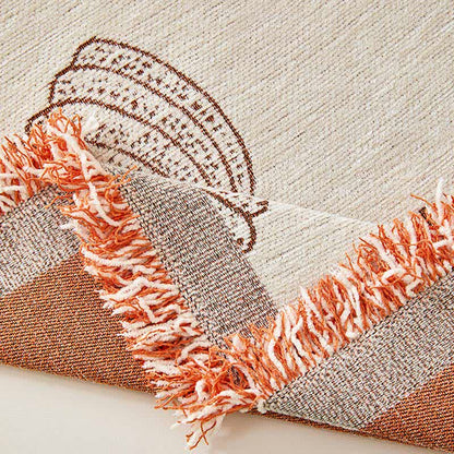 Pumpkin Reversible Chenille  Sofa Cover - image 9