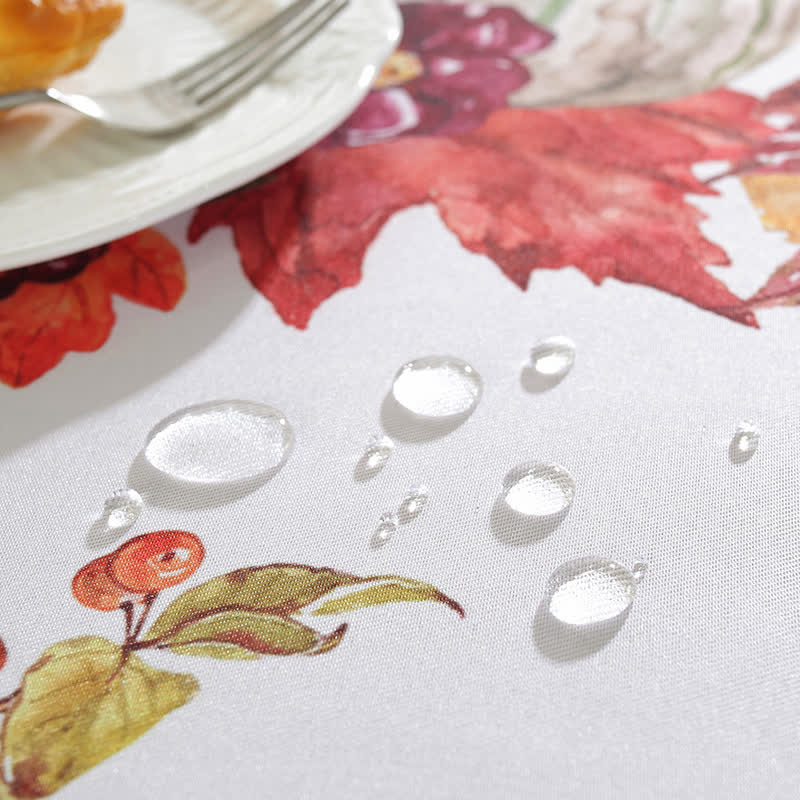 Rural Pumpkin Leaf Anti-oil Tablecloth - image 2