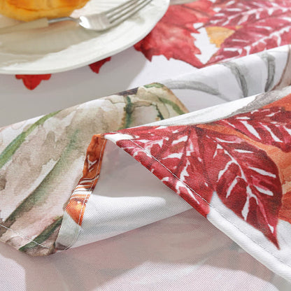 Rural Pumpkin Leaf Anti-oil Tablecloth - image 3