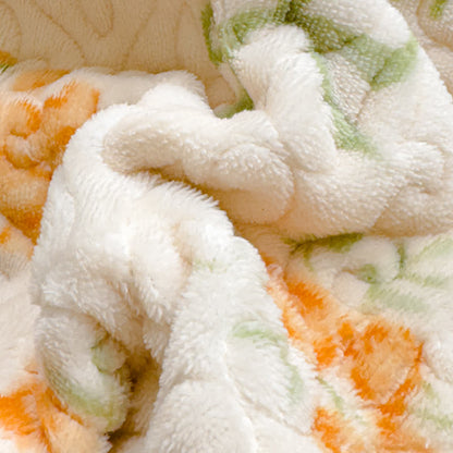 Refresh Flower Warm Velvet Bedding Set(4PCS) - image 10