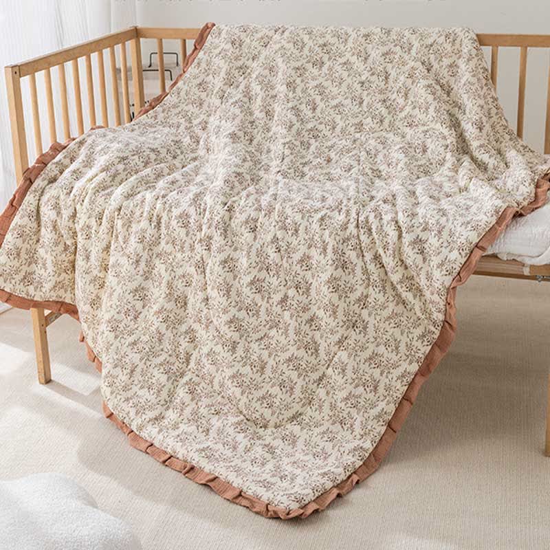 Pastoral Style Cotton Cozy Baby Quilt - image 3