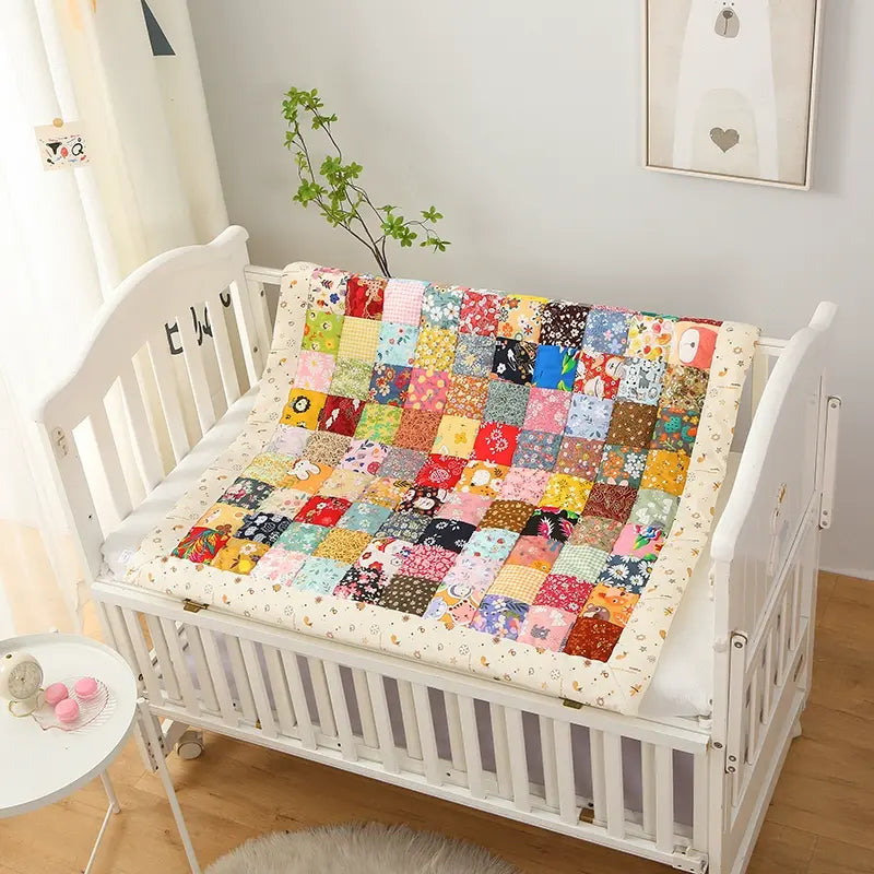 Pure Cotton Splicing Soft Baby Quilt - image 2