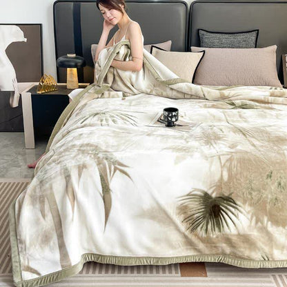 Rural Bamboo Reversible Flannel Blanket - Queen - image 0