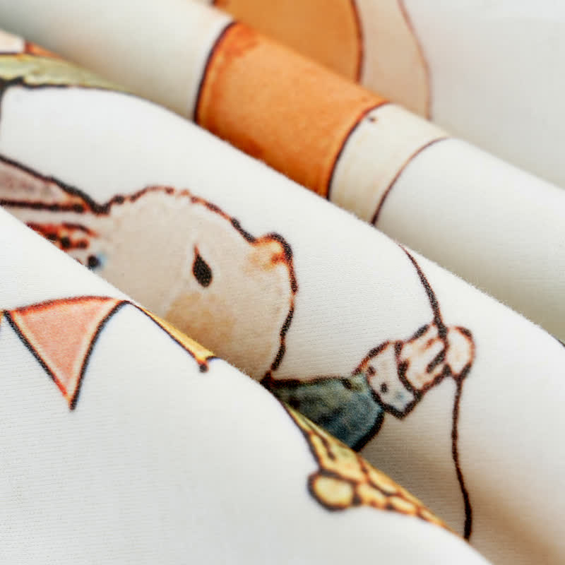 Wonderland Castle Cotton Baby Quilt - image 4