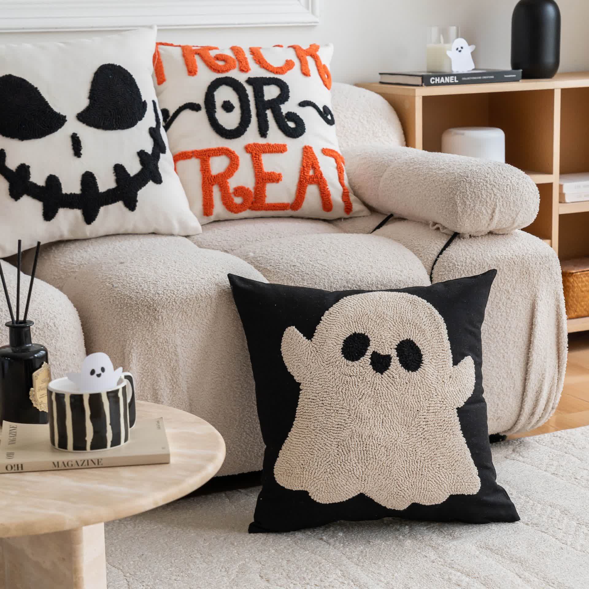 Modern Halloween Cushion Throw Pillow Cover - image 1