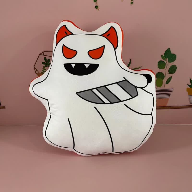 Halloween Pumpkin Monster Lumbar Pillow - Demon Ghost - 45cm - image 5