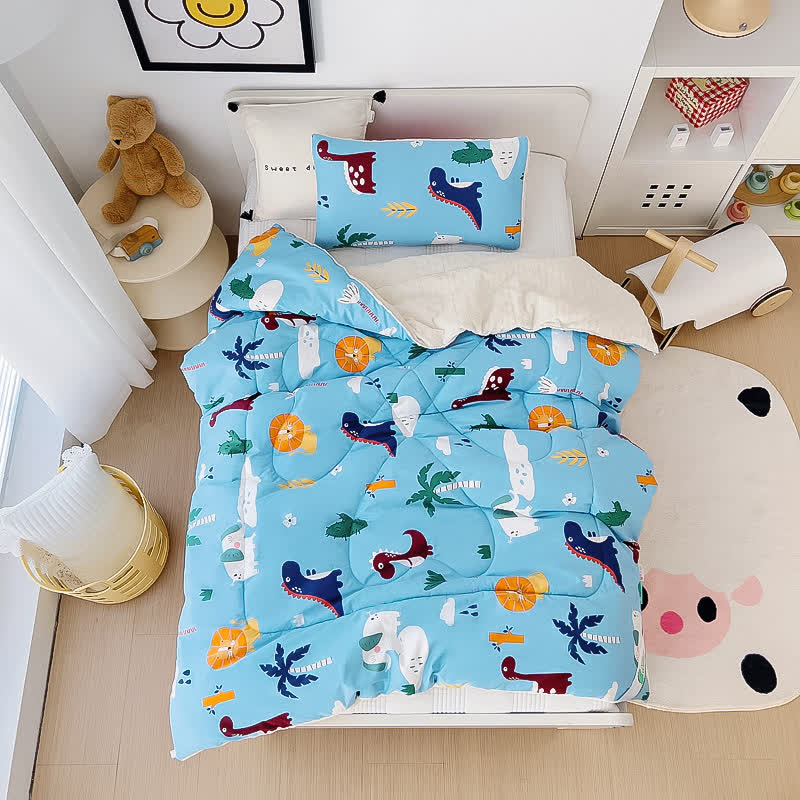 Cute Animal Fluffy Cotton Toddler Quilt - image 1