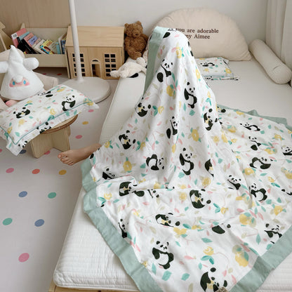 Panda Bamboo Fiber Baby Toddler Quilt - image 2