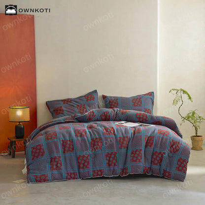 Luxurious Cotton Warm Reversible Quilt - Winter Quilt - King - image 1